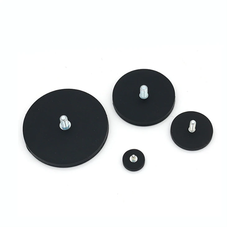 ​Heavy-Duty Rubber Coated Pot Magnet Mount For Off-Road Lights & Cameras | Sizes 22mm-88mm (M4-M6 Thread)​ best