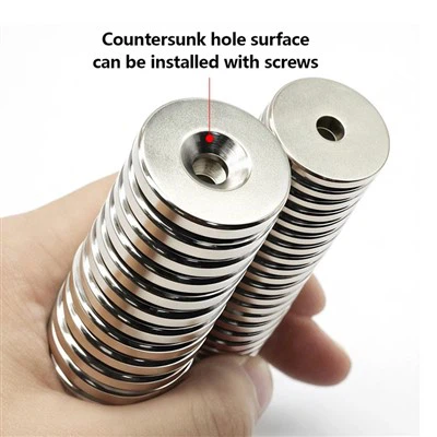 Супер мощный круглый магнит с отверстиями, неодимовый магнит